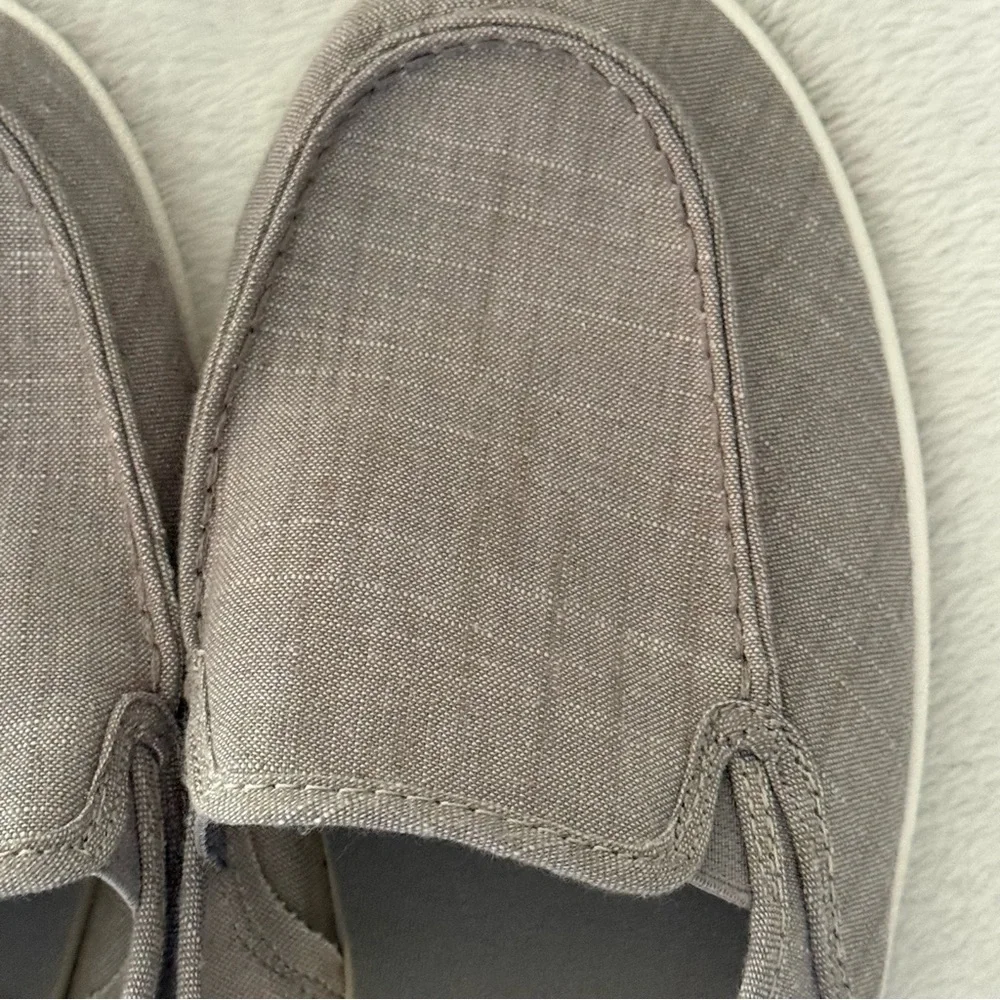 Time and Tru Casual Gray Loafers Women’s Size 11 Wide Slip On  Shoes‎ New